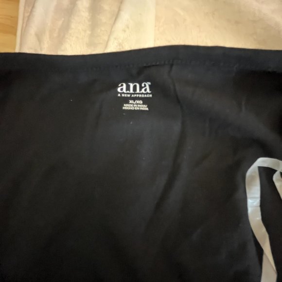 A.N.A EMBLISHED BLACK TSHIRT NWT SIZE XL - Picture 5 of 5